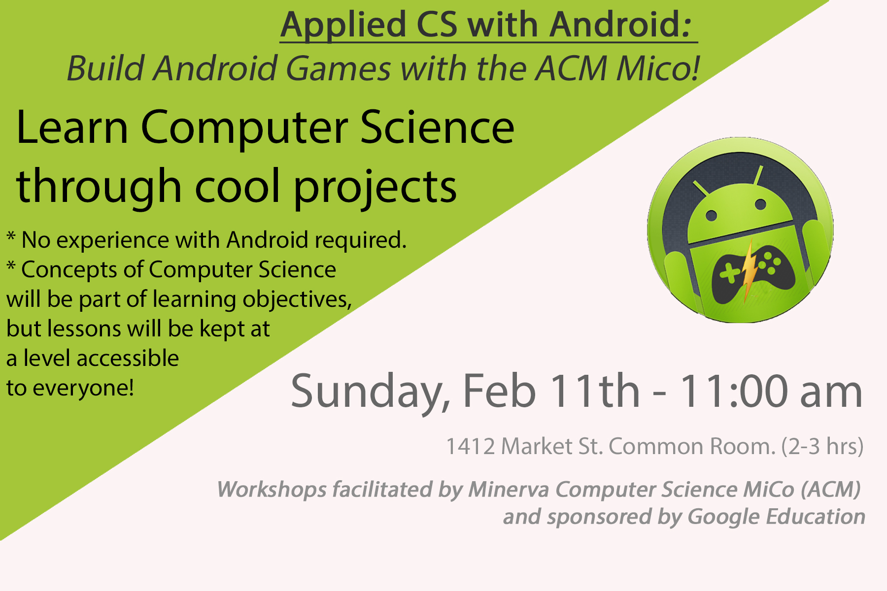 Android Workshops Poster